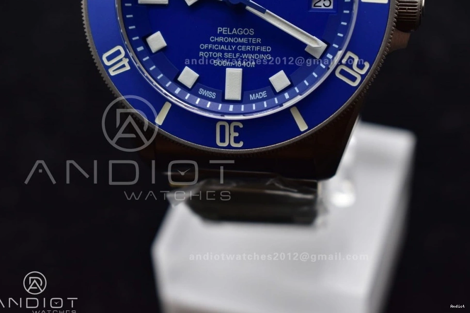 Pelagos Blue 1:1 Edition Bracelet on XF Titanium V5 A2824 Best 0311